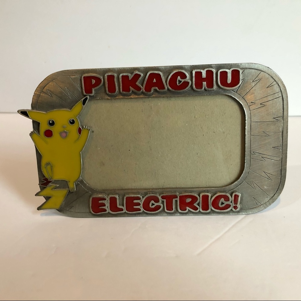 Pokémon Pikachu Pewter Enamel Picture Frame